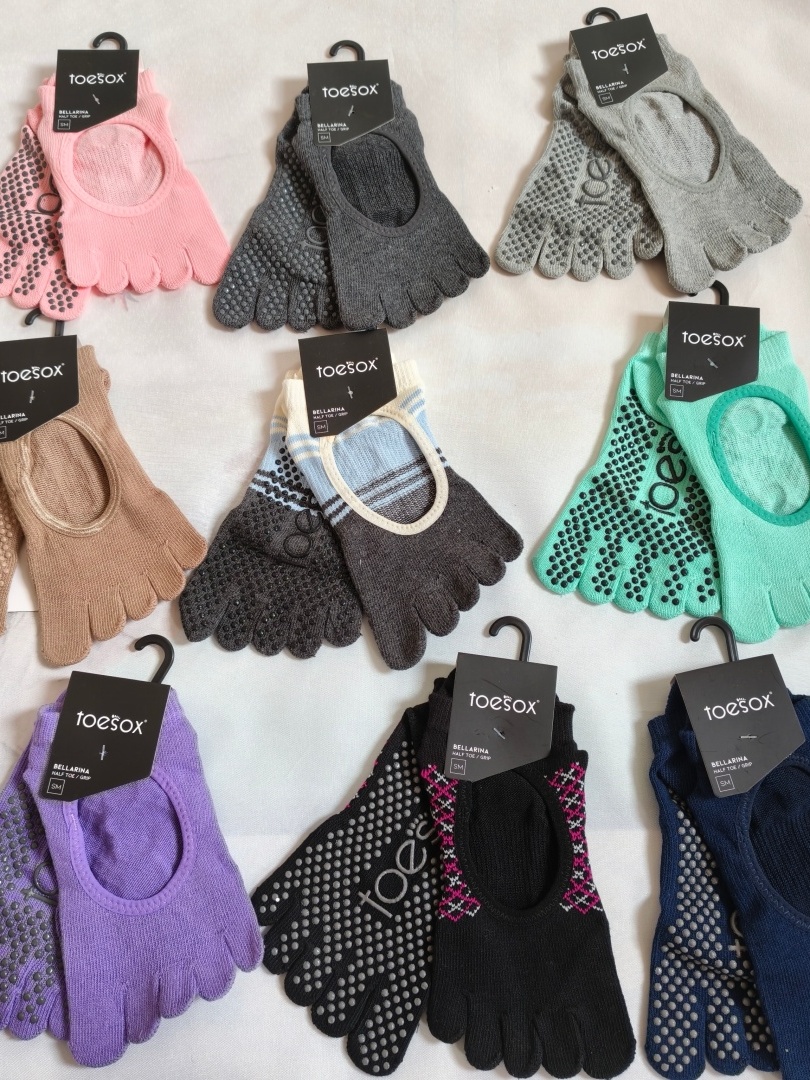 Medias Para Pilates Y Yoga - Toesox ヨガ 5 本指ソックス メンズ レディース