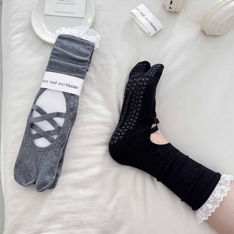 レーストリム スプリットトゥ ヨガソックス レディース シリ - Medias Para Pilates Y Yoga のレビューと価格