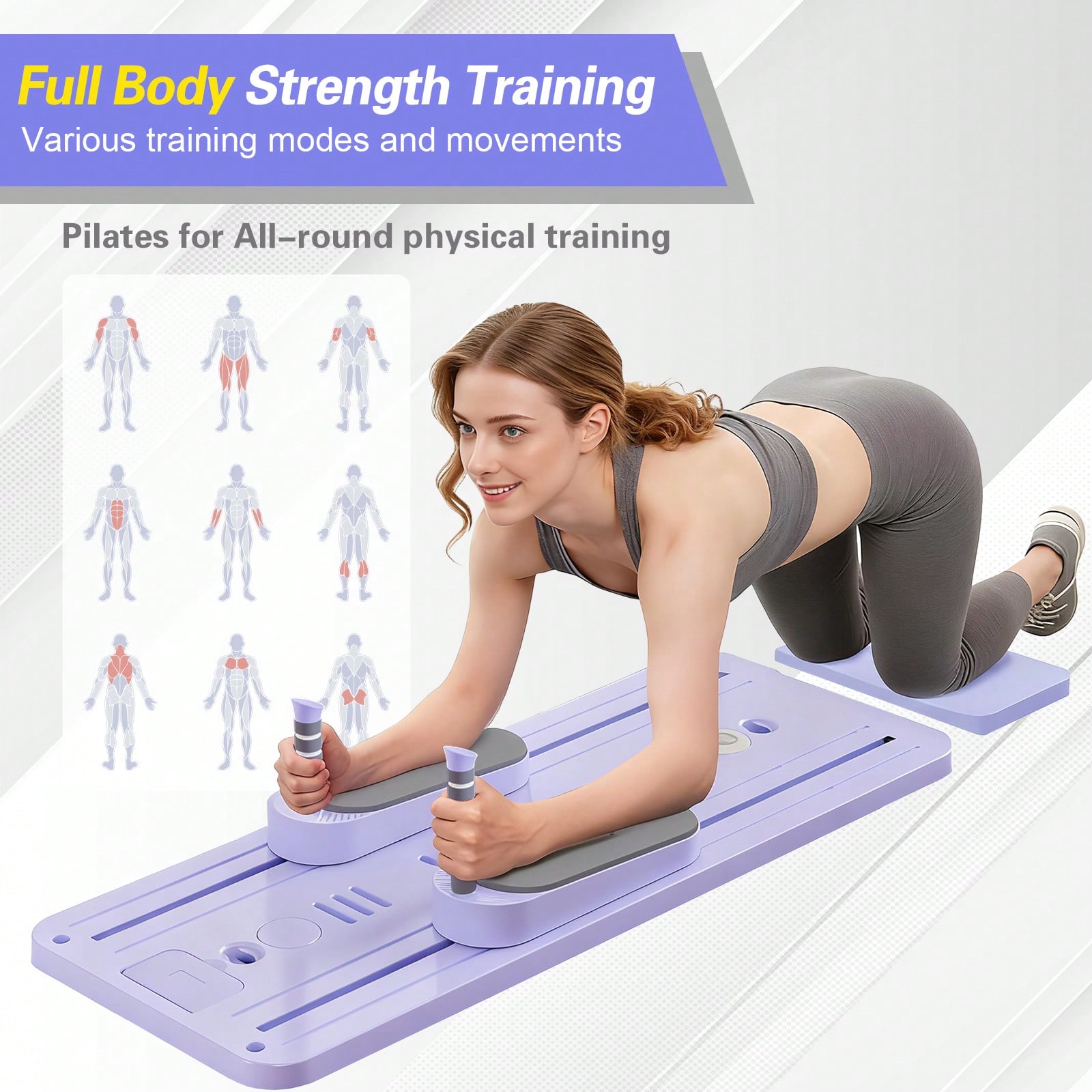 バー付きピラティスリフォーマー、スマホホルダー付きピラティス - Pilates & Yoga Vida のレビューと価格