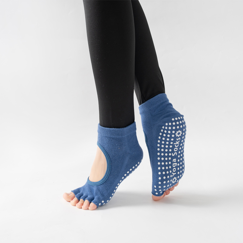 女性のための5つのつま先のヨガソックス,綿,滑り止め,バレエ - Medias Para Pilates Y Yoga のレビューと価格