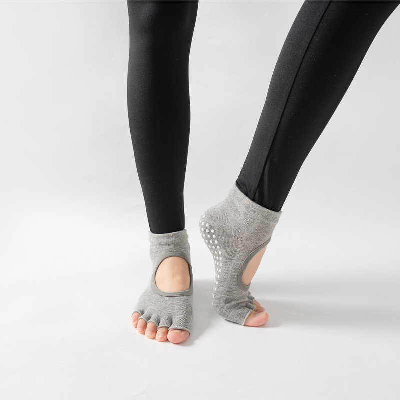 女性のための5つのつま先のヨガソックス,綿,滑り止め,バレエ - Medias Para Pilates Y Yoga のレビューと価格