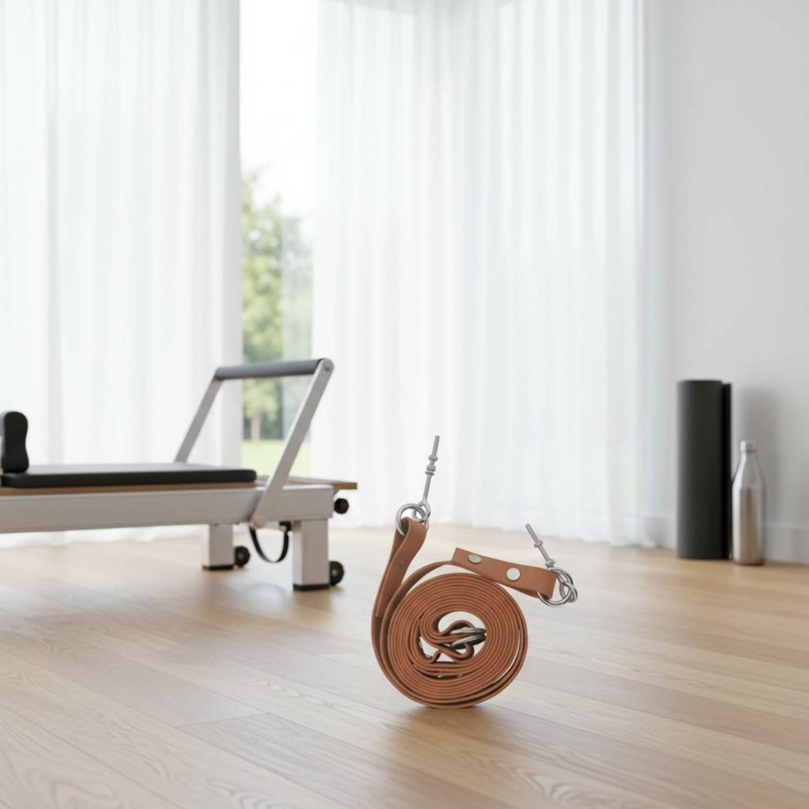 リフォーマー ダブルループストラップ 調節可能なピラティス  - Pilates & Yoga Vida のレビューと価格